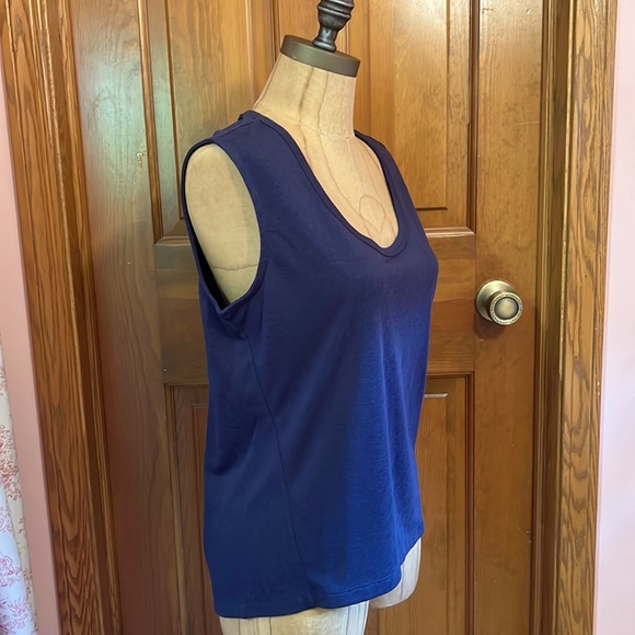 EUC ATHLETA Navy Blue Tank Top Size S - Picture 1 of 9